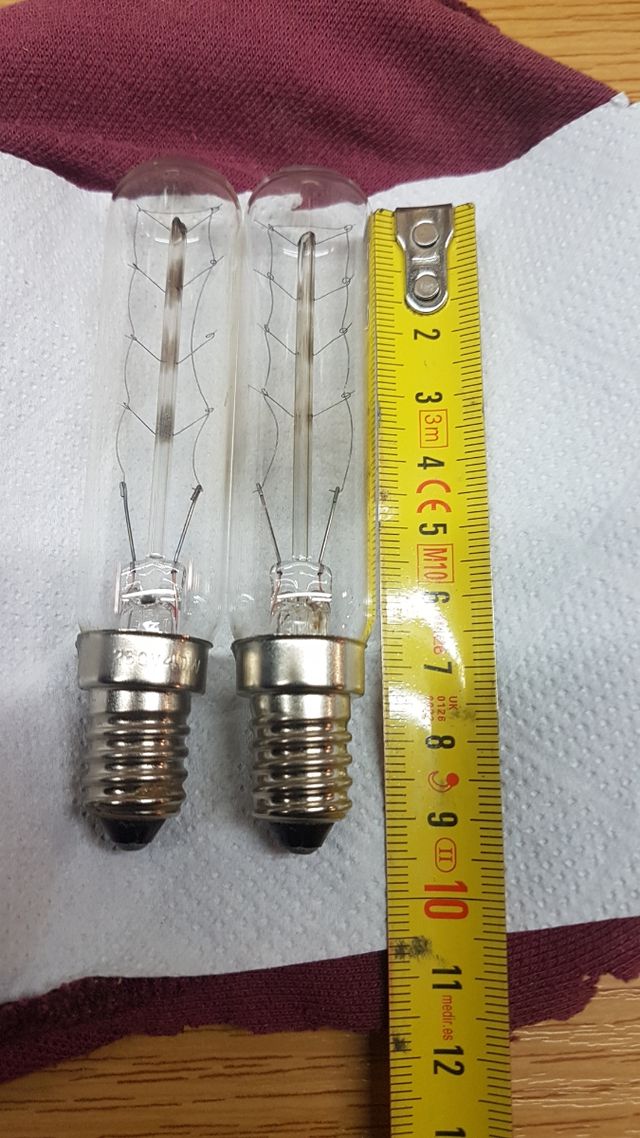 Bombillas para cuadros.