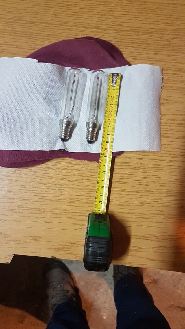 Bombillas para cuadros.