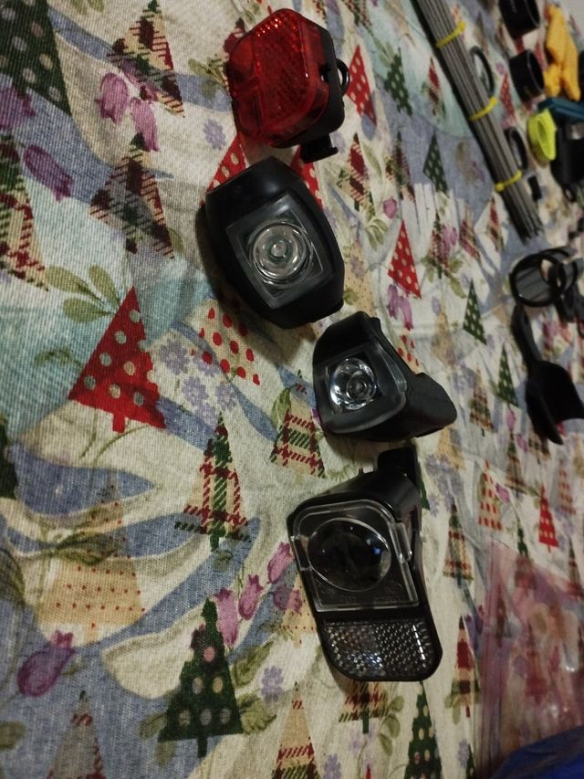 2 juegos de luces bicicletas