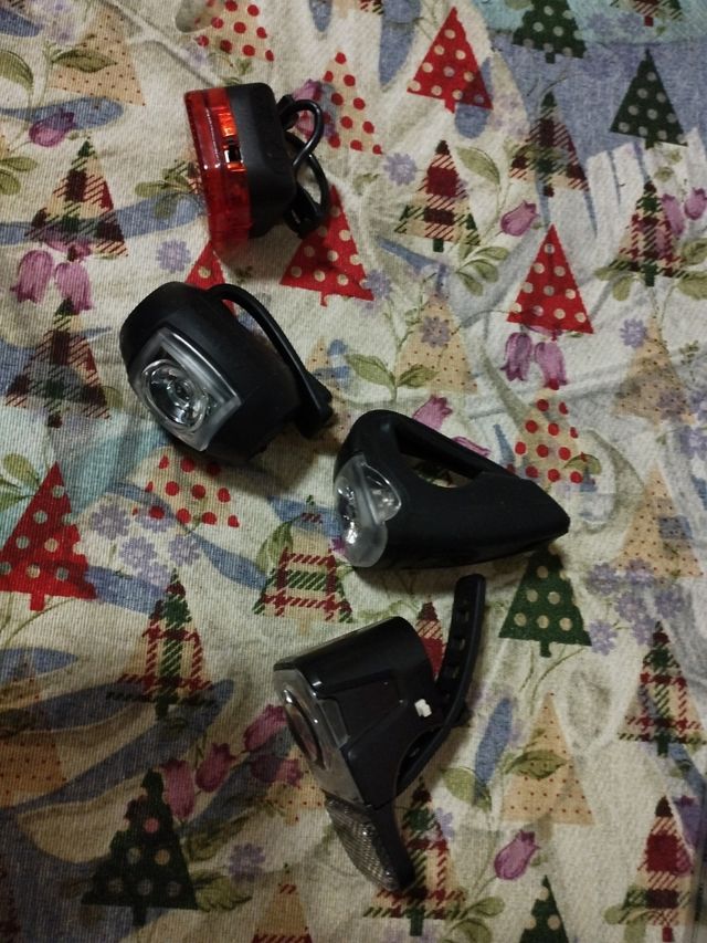 2 juegos de luces bicicletas