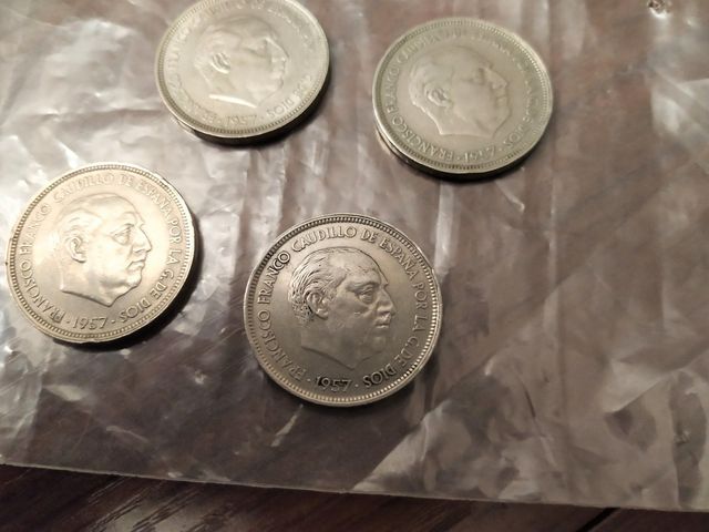 Monedas 50 pesetas 1957
