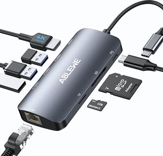 Hub USB C 8 en 1,RJ45 Ethernet 1000Mbps PRECINTADO