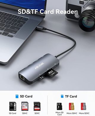 Hub USB C 8 en 1,RJ45 Ethernet 1000Mbps PRECINTADO