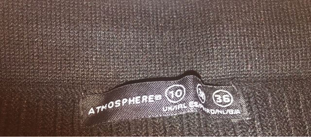 Falda punto negra goma cintura🖤De 38 a 42