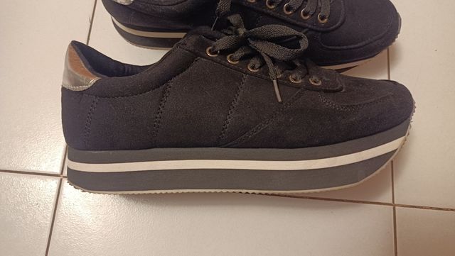Zapatillas negras plataforma