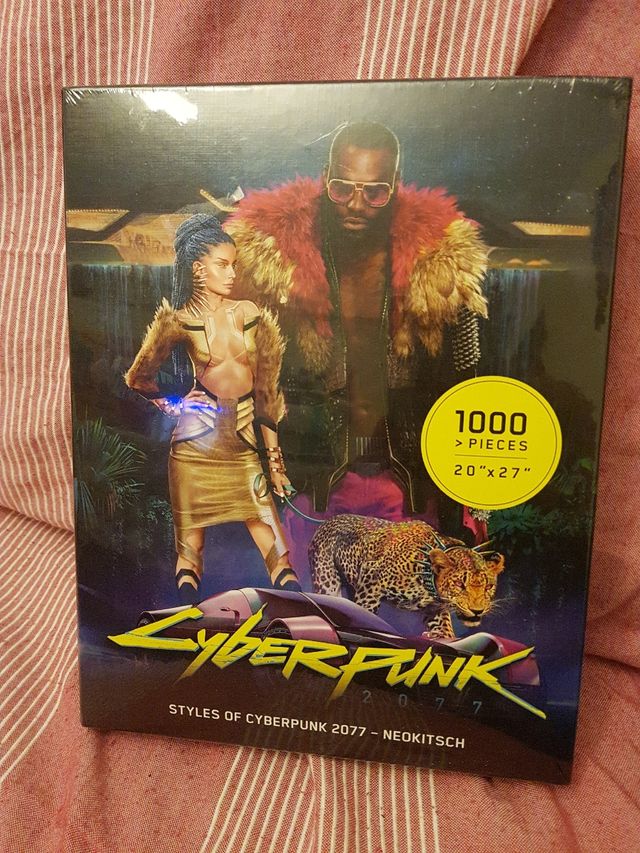 Puzzle de video juegos Ciber Punk nuevo a estren