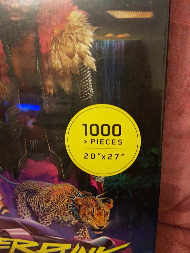 Puzzle de video juegos Ciber Punk nuevo a estren