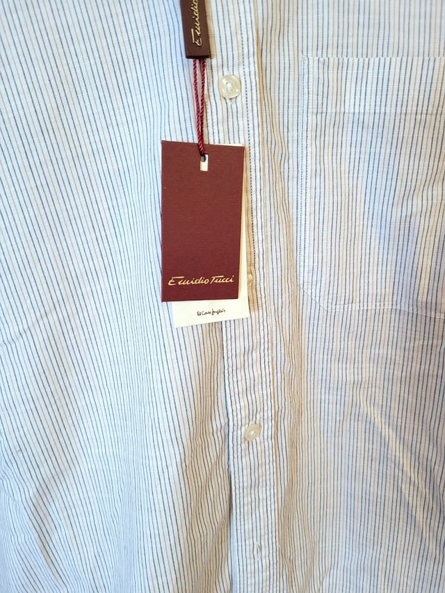 Camisa Nueva Emidio Tucci corte inglés algodón XL