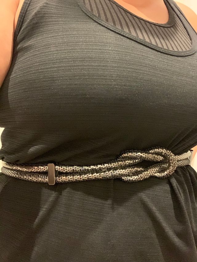 Cinturón vintage de metal