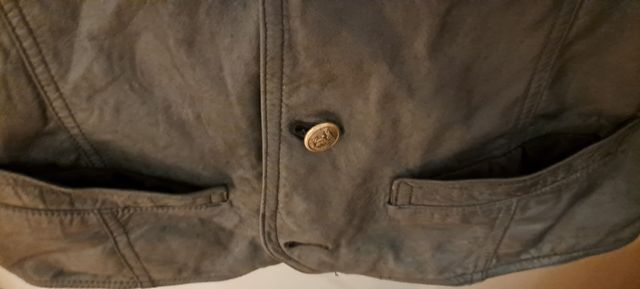 Chaleco de piel auténtica L-XL