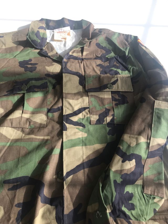 Guerrera infanteria de marina, camuflaje boscoso