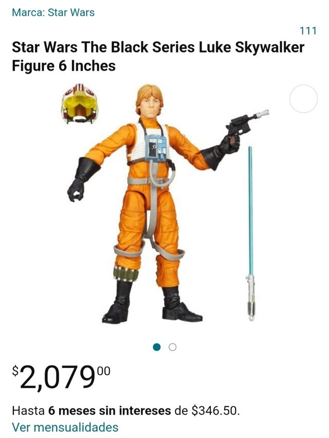 STAR WARS THE BLACK SERIES ( LUKE SKYWALKER )