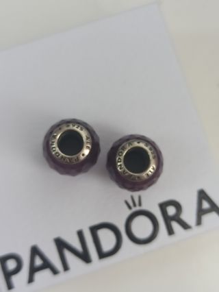 Murano lila faceteado
