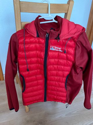 Chaqueta ligera / plumas chaleco y Manga fina