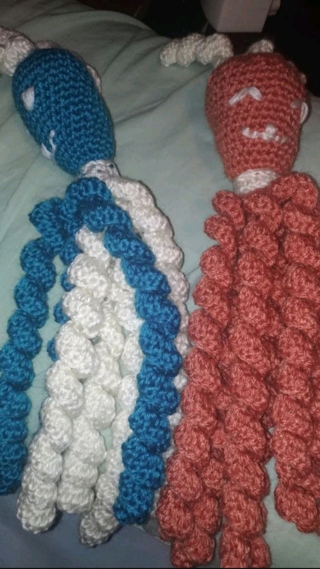 pulpo de ganchillo nuevos