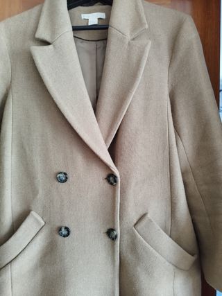 ABRIGO CHAQUETON USADO H&M 34 OVERSIZE.