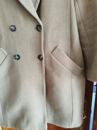 ABRIGO CHAQUETON USADO H&M 34 OVERSIZE.