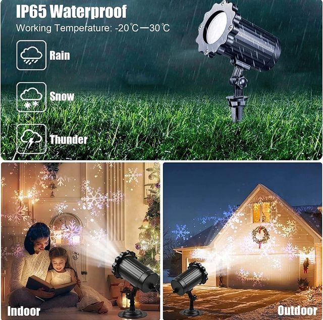 Proyector de copos de nieve NUEVO