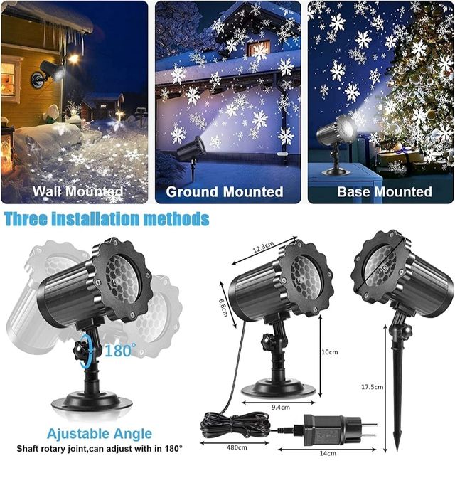 Proyector de copos de nieve NUEVO