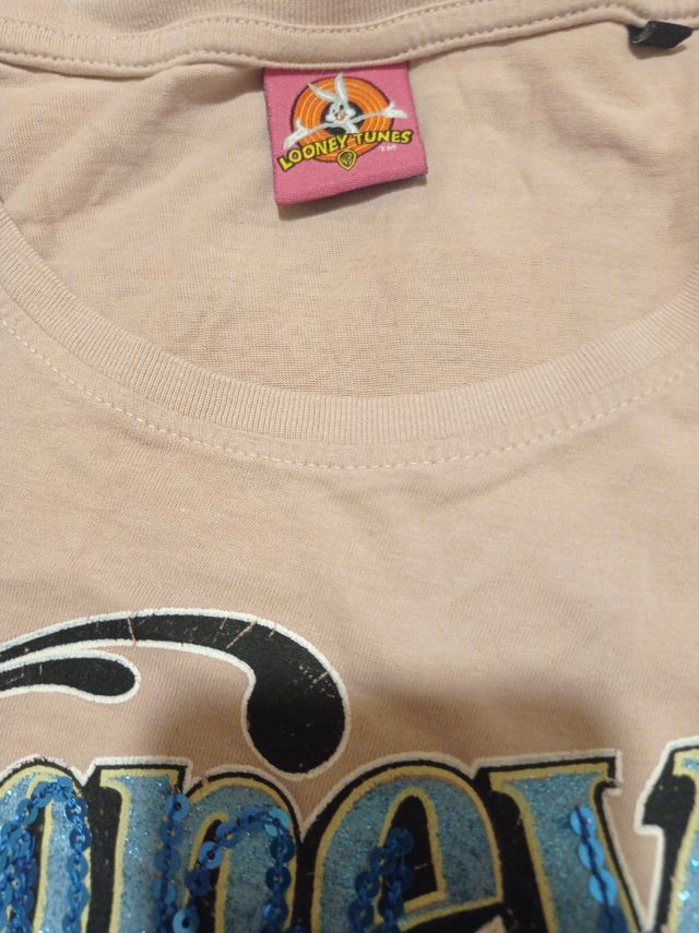 T-shirt donna a maniche lunghe tg.S 100%cotone