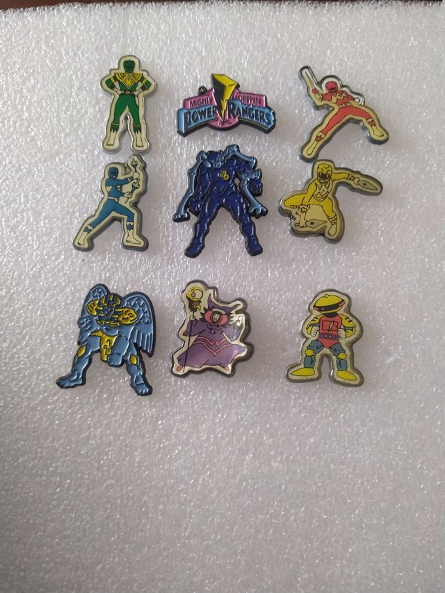 PINS PERSONAJES POWERS RANGERS