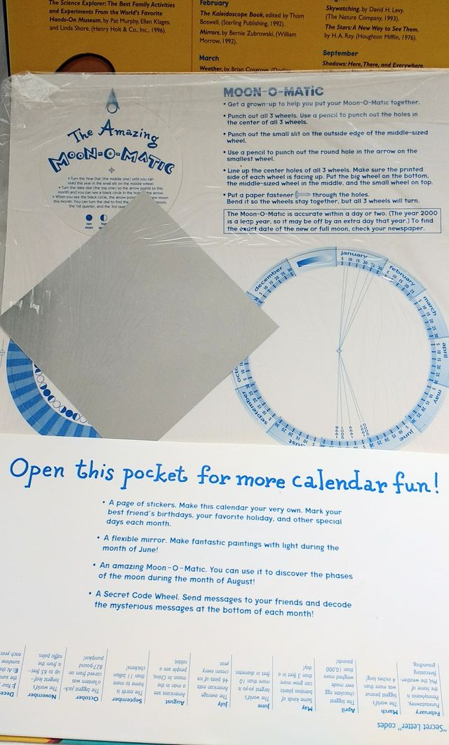 Exploratorium: A Year of Discoveries. Calendario