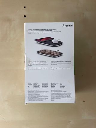 Cargador inalámbrico Negro Belkin 