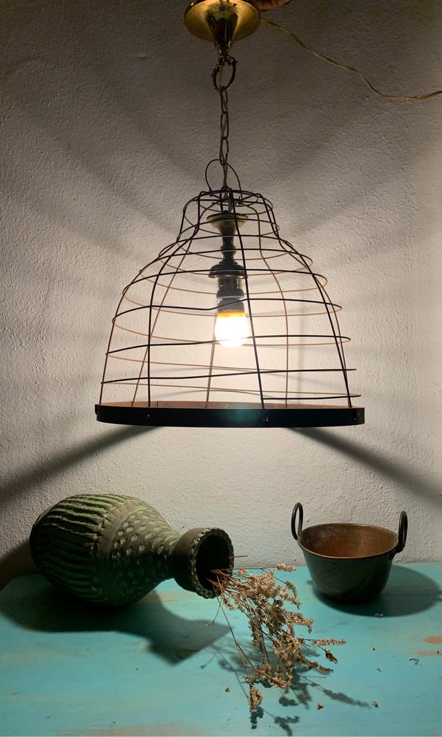 LAMPADA A SOSPENSIONE A SOFFITTO RICICLATA