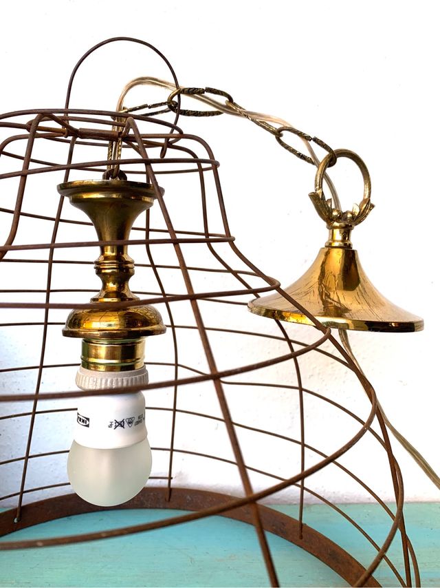 LAMPADA A SOSPENSIONE A SOFFITTO RICICLATA