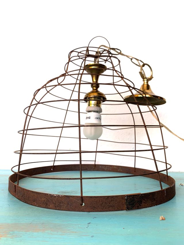 LAMPADA A SOSPENSIONE A SOFFITTO RICICLATA