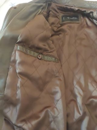 Chaquetón de piel