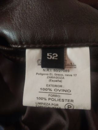 Chaquetón de piel