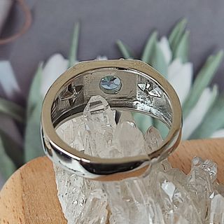 Anillos de topacio para hombre