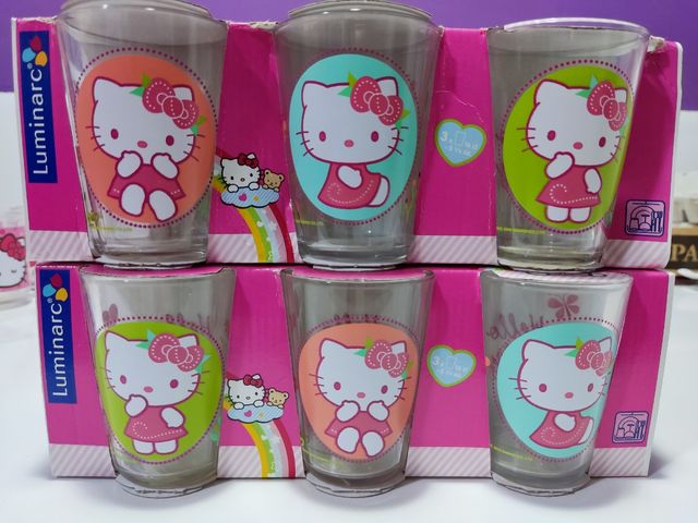 Vasos agua cristal NUEVOS!!! 6 unidades