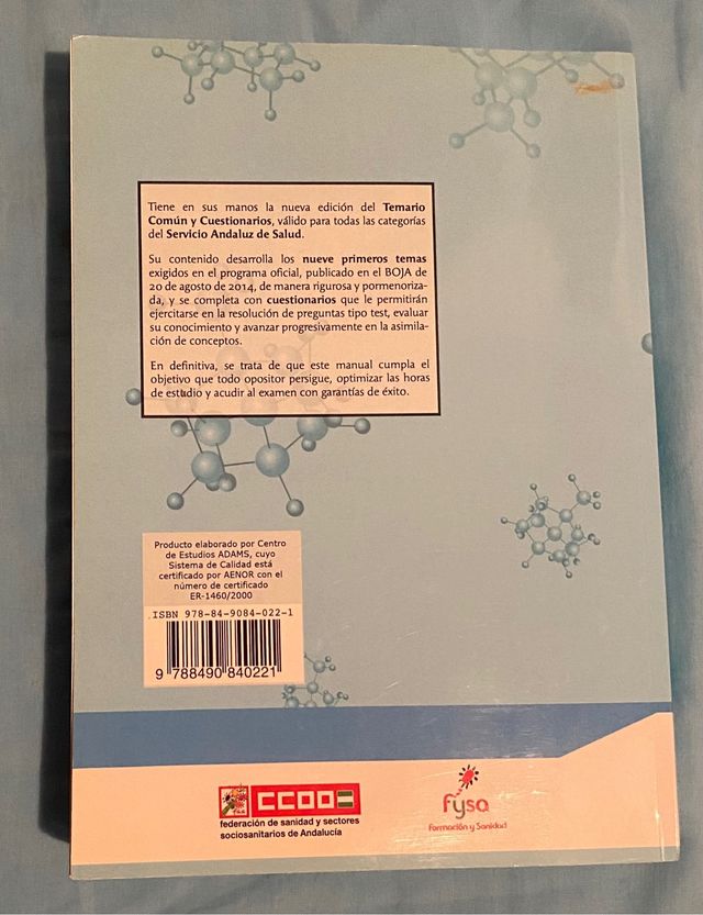 TEMARIO COMÚN Y CUESTIONARIOS OPE SAS