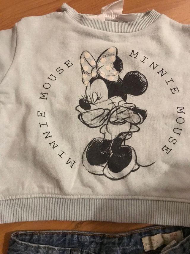 Conjunto Zara 9-12 meses, pantalon + sudadera
