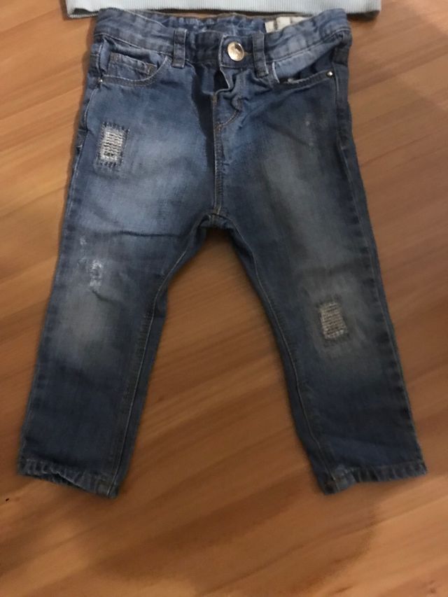 Conjunto Zara 9-12 meses, pantalon + sudadera