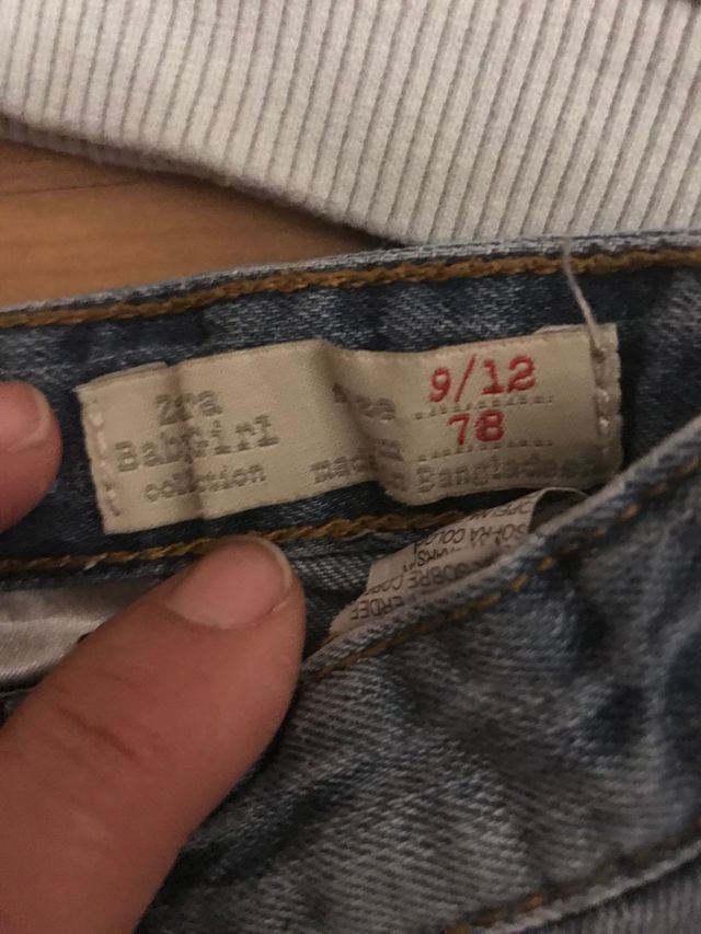 Conjunto Zara 9-12 meses, pantalon + sudadera