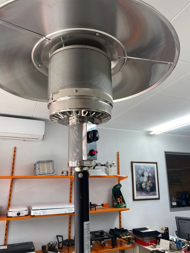 Estufa exterior nueva