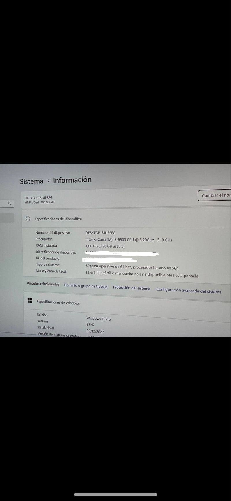 Ordenador HP de torre como nuevo afbeelding 2