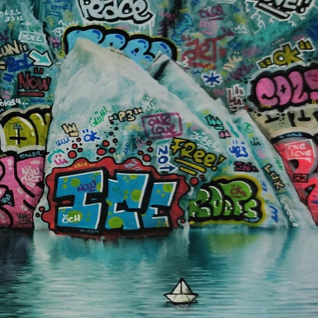 Dipinto BLACH (Maxime Blachère) - VIC Iceberg Graf