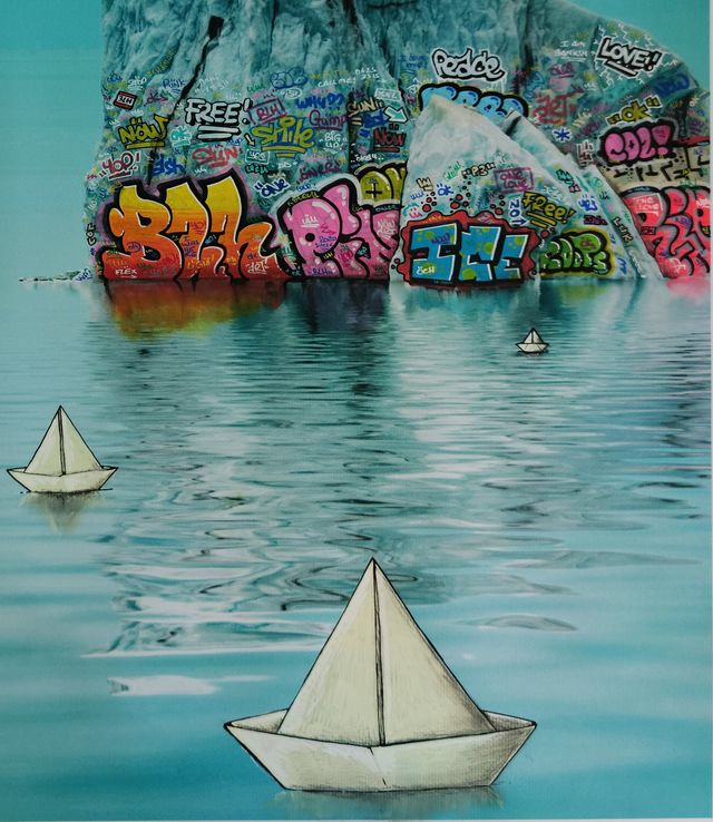 Dipinto BLACH (Maxime Blachère) - VIC Iceberg Graf