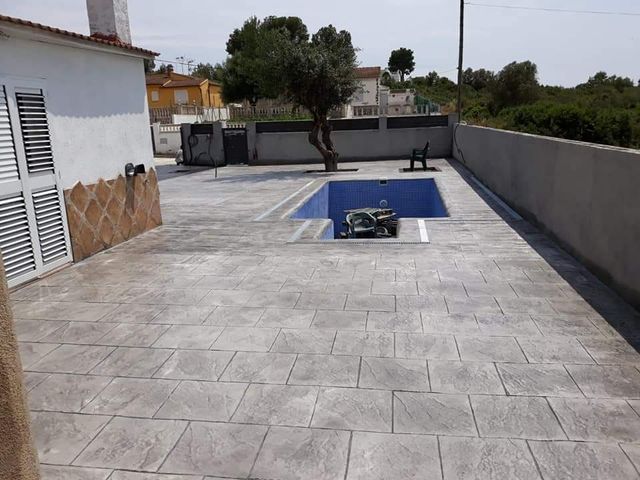 Picinas hormigon impreso y fachadas