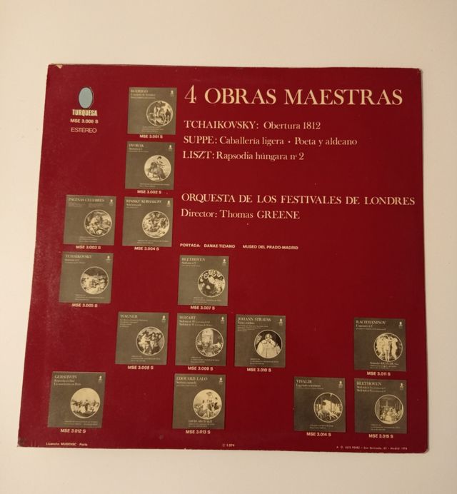 vinilo 4 obras maestras