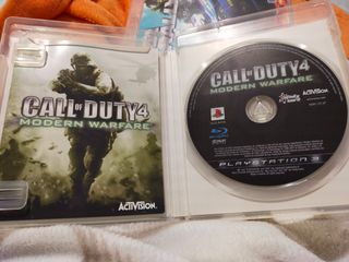 Call of duty 4 modern warfare d PS3 + caja+instruc