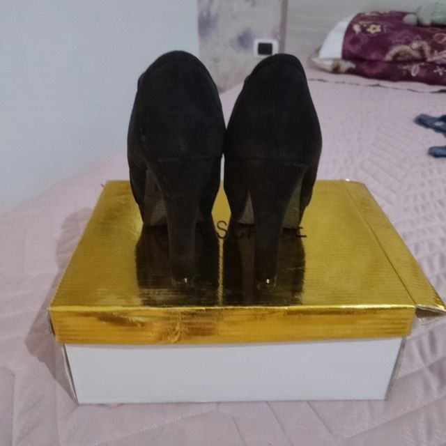 Scarpe/stivaletti autunnali/invernali con tacco