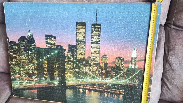 Cuadro/ puzzle del puente de Brooklyn