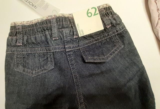 Pantaloni nuovi Benetton Baby 3-6mesi