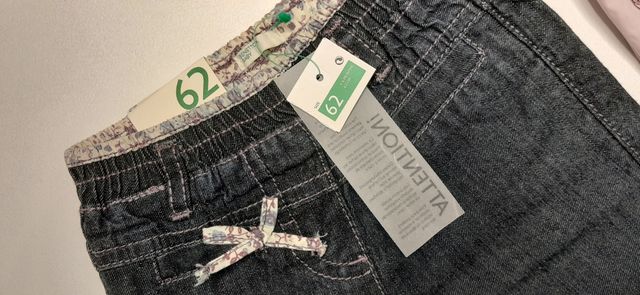 Pantaloni nuovi Benetton Baby 3-6mesi