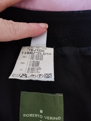 Falda negra Roberto Verino Talla 36 sin estrenar 
